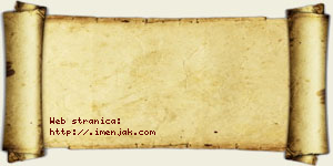 Slađana Zafirović vizit kartica